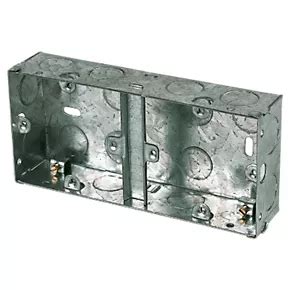 metal surface box|screwfix back boxes metal.